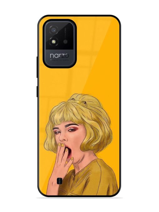 The Yaw Glossy Soft Edge Case for Realme Narzo 50I Chachhi