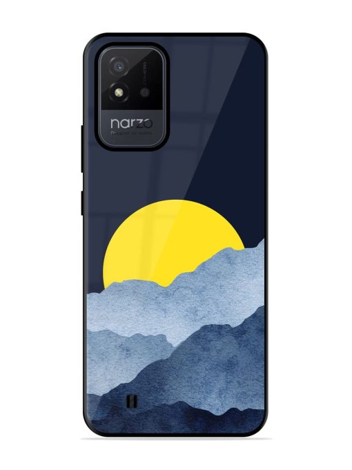 Golden Hour Horizon Glossy Soft Edge Case for Realme Narzo 50I Chachhi