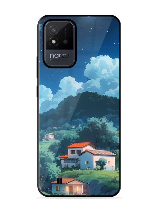 Peaceful Nightscape Glossy Soft Edge Case for Realme Narzo 50I Chachhi