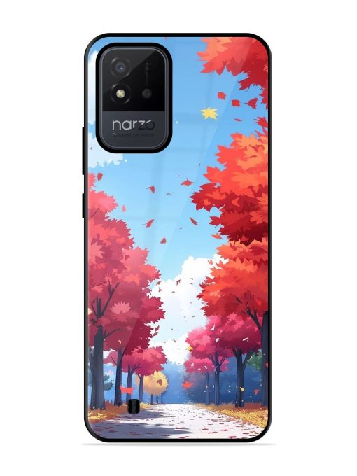 Autumn'S Embrace Glossy Soft Edge Case for Realme Narzo 50I Chachhi