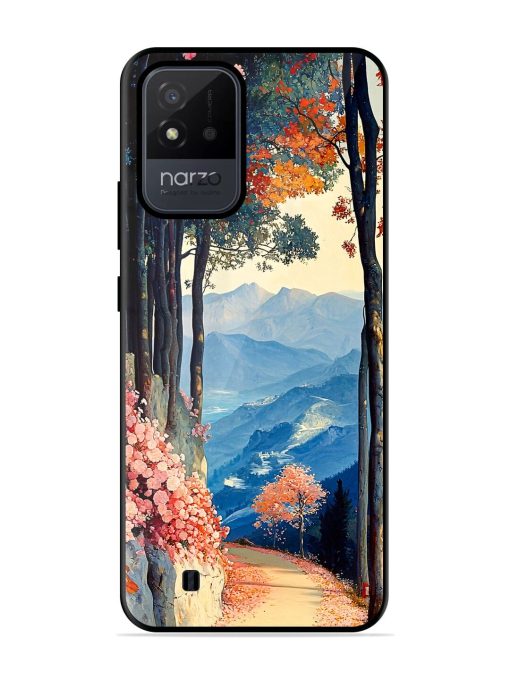 Mountainside Serenity Glossy Soft Edge Case for Realme Narzo 50I Chachhi