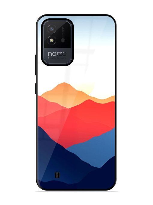 Sunset Peaks Glossy Soft Edge Case for Realme Narzo 50I Chachhi