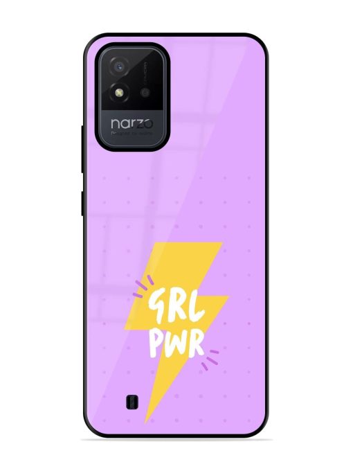 Girl Power Spark Glossy Soft Edge Case for Realme Narzo 50I Chachhi