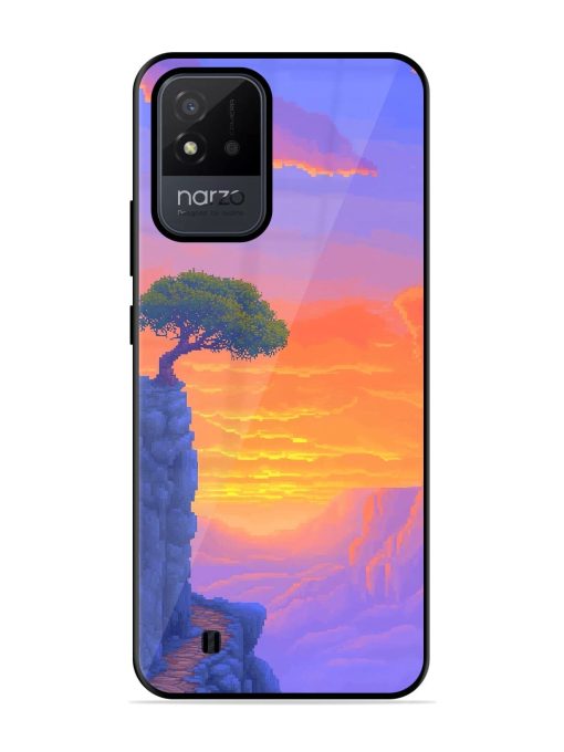 Cliffside Solitude Glossy Soft Edge Case for Realme Narzo 50I Chachhi