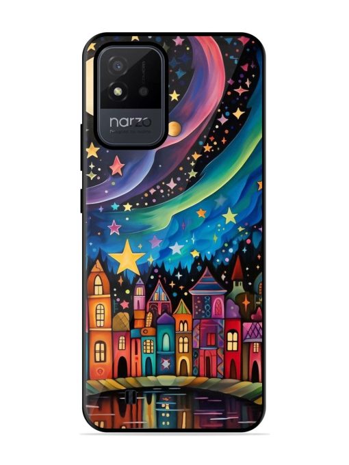 Starlit Village Glossy Soft Edge Case for Realme Narzo 50I Chachhi