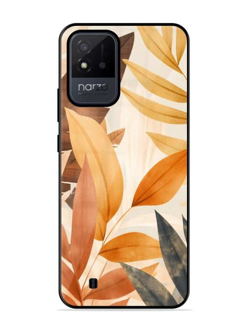 Earthy Elegance Glossy Soft Edge Case for Realme Narzo 50I Chachhi