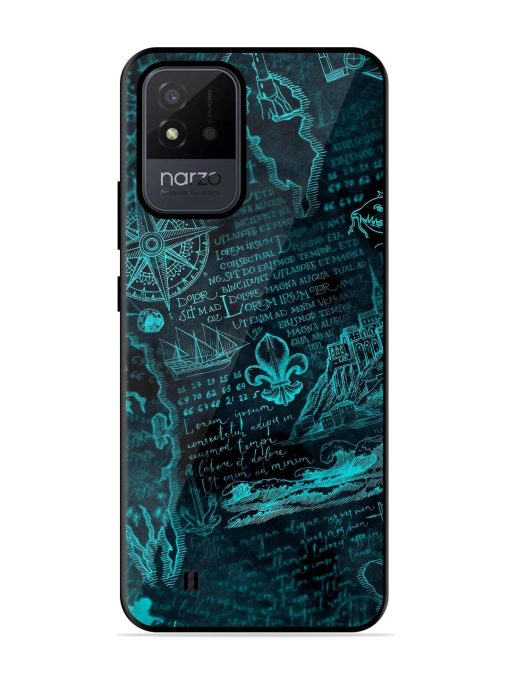 Nautical Notebook Glossy Soft Edge Case for Realme Narzo 50I Chachhi