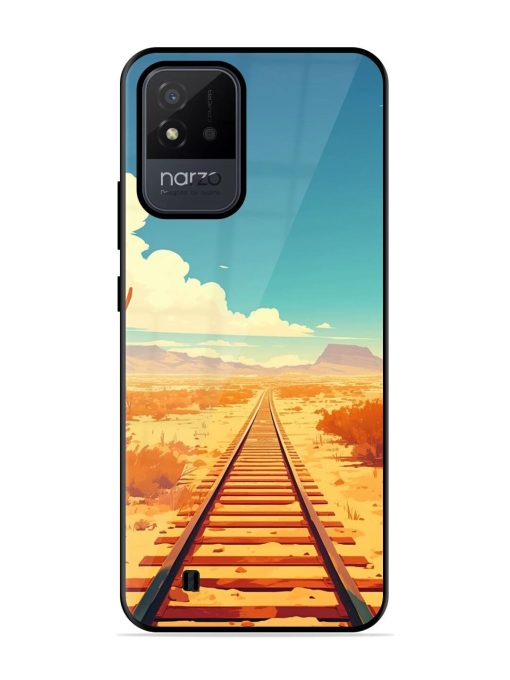 Endless Horizon Glossy Soft Edge Case for Realme Narzo 50I Chachhi