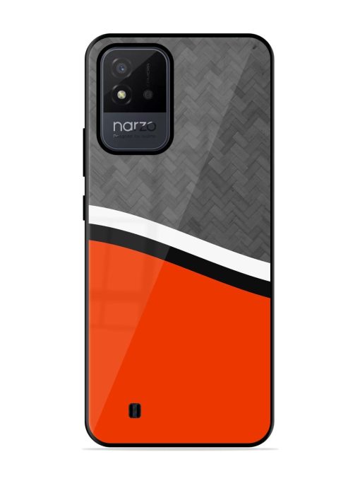 Bold Contrast Glossy Soft Edge Case for Realme Narzo 50I