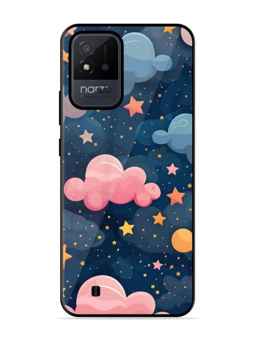 Twinkling Dreams Glossy Soft Edge Case for Realme Narzo 50I Chachhi