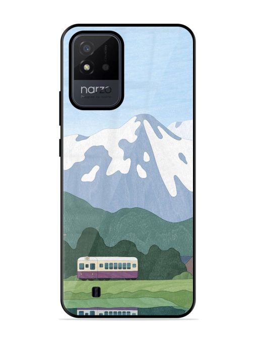 Mountainside Reflections Glossy Soft Edge Case for Realme Narzo 50I Chachhi