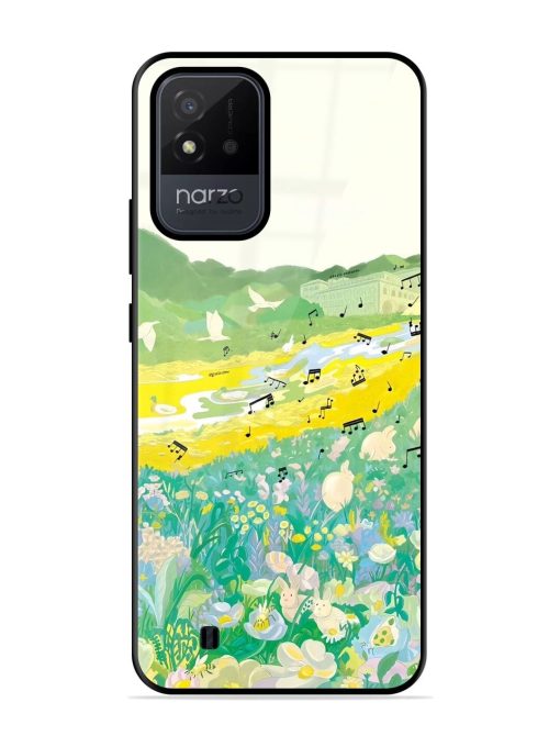 Melody In Bloom Glossy Soft Edge Case for Realme Narzo 50I Chachhi