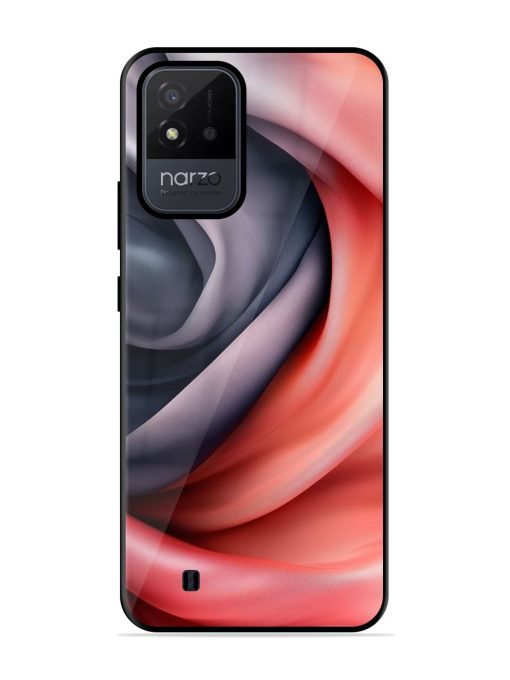 Swirling Silk Glossy Soft Edge Case for Realme Narzo 50I Chachhi