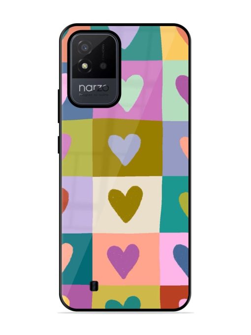 Box Of Hearts Glossy Soft Edge Case for Realme Narzo 50I Chachhi