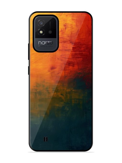 Golden Hour Canvas Glossy Soft Edge Case for Realme Narzo 50I Chachhi