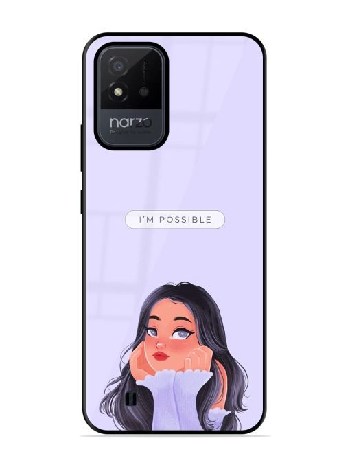 Im Possible Glossy Soft Edge Case for Realme Narzo 50I Chachhi