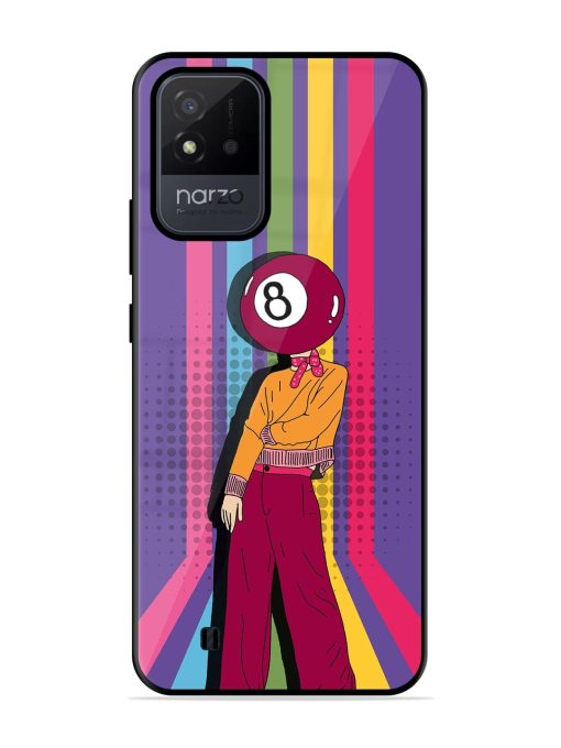 Eight Ball Fashionista Glossy Soft Edge Case for Realme Narzo 50I Chachhi