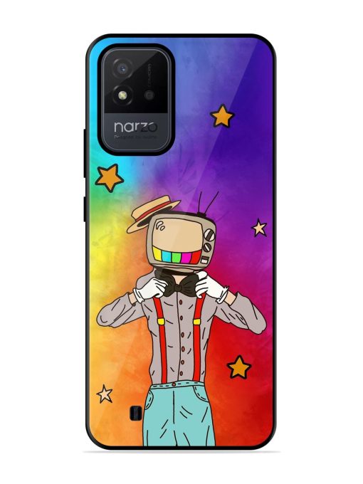 Tv Personality Glossy Soft Edge Case for Realme Narzo 50I