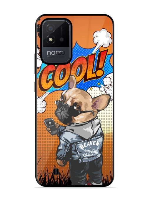 Cool Pup Glossy Soft Edge Case for Realme Narzo 50I Chachhi