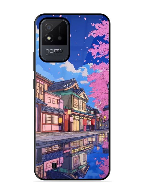 Tranquil Reflections Glossy Soft Edge Case for Realme Narzo 50I Chachhi