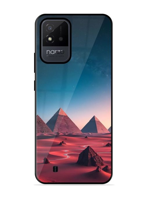 Ancient Wonders Sky Glossy Soft Edge Case for Realme Narzo 50I Chachhi