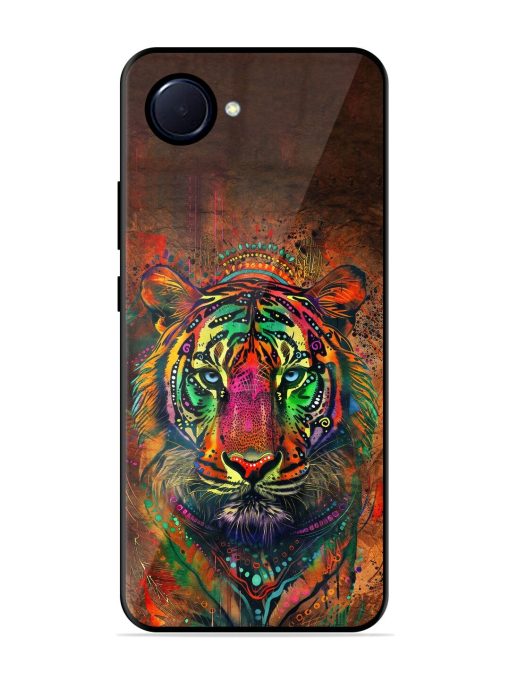 Cosmic Tiger Glossy Soft Edge Case for Realme Narzo 50I Prime Chachhi