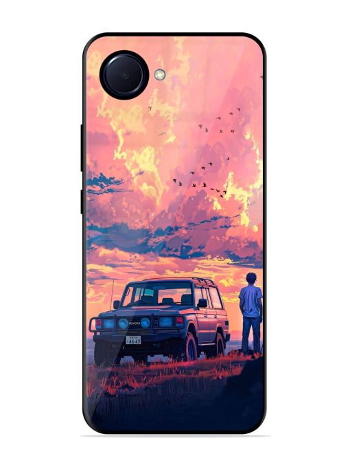 Solitude'S Horizon Glossy Soft Edge Case for Realme Narzo 50I Prime Chachhi