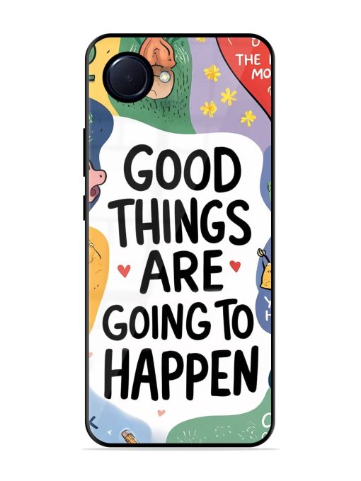 Uplifting Scribbles Glossy Soft Edge Case for Realme Narzo 50I Prime Chachhi