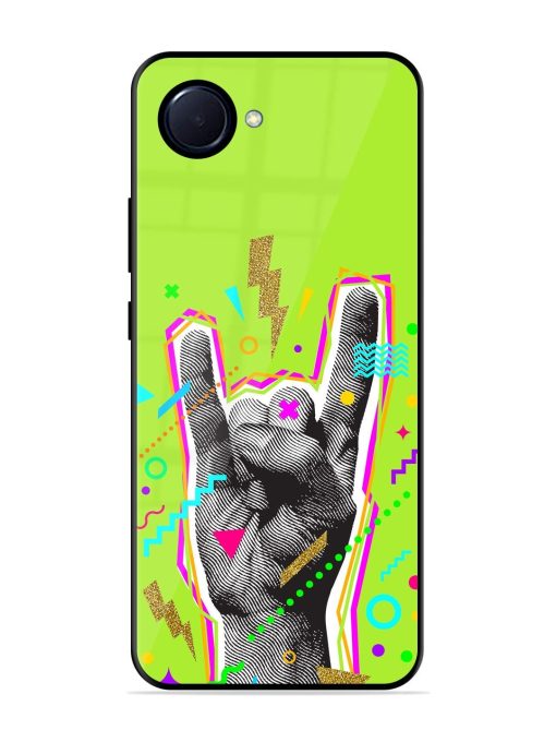 Neon Rock Glossy Soft Edge Case for Realme Narzo 50I Prime Chachhi