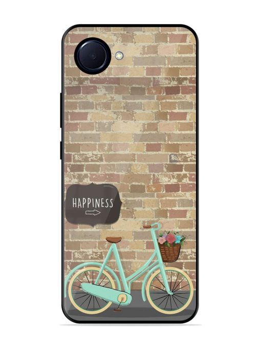 Pedaling Towards Happiness Glossy Soft Edge Case for Realme Narzo 50I Prime Chachhi