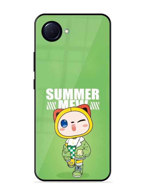 Purrfect Summer Glossy Soft Edge Case for Realme Narzo 50I Prime Chachhi