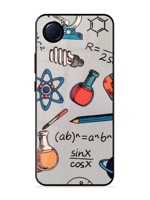 Science Doodle Glossy Soft Edge Case for Realme Narzo 50I Prime Chachhi