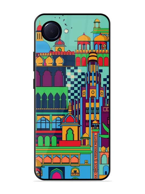 Indian Tapestry Glossy Soft Edge Case for Realme Narzo 50I Prime Chachhi