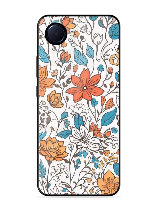 Floral Symphony Glossy Soft Edge Case for Realme Narzo 50I Prime Chachhi