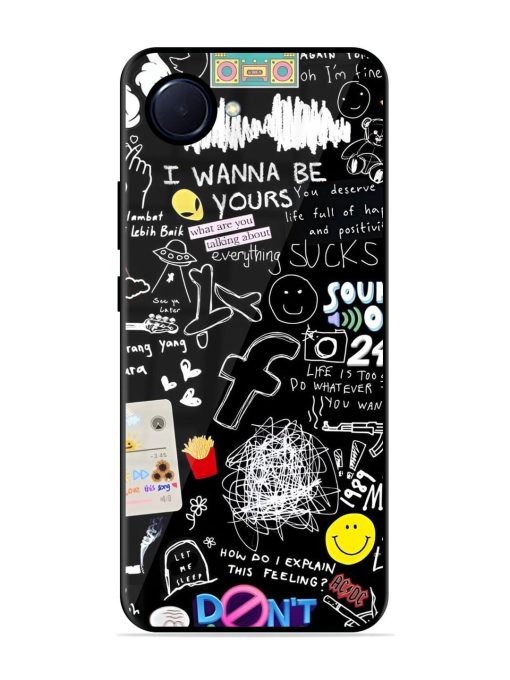 Doodle Diary Glossy Soft Edge Case for Realme Narzo 50I Prime Chachhi