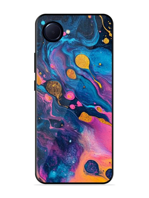 Cosmic Swirl Glossy Soft Edge Case for Realme Narzo 50I Prime