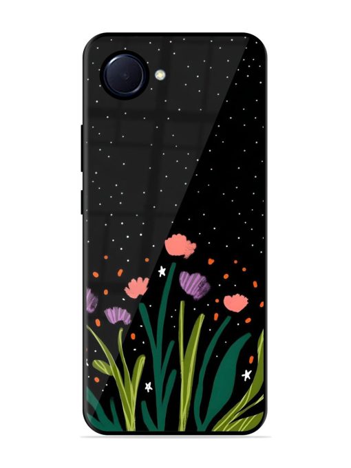 Midnight Bloom Glossy Soft Edge Case for Realme Narzo 50I Prime Chachhi