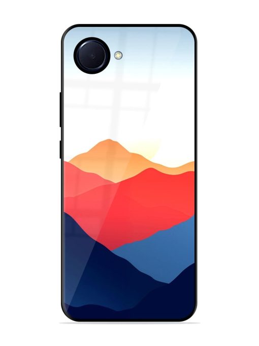 Sunset Peaks Glossy Soft Edge Case for Realme Narzo 50I Prime Chachhi