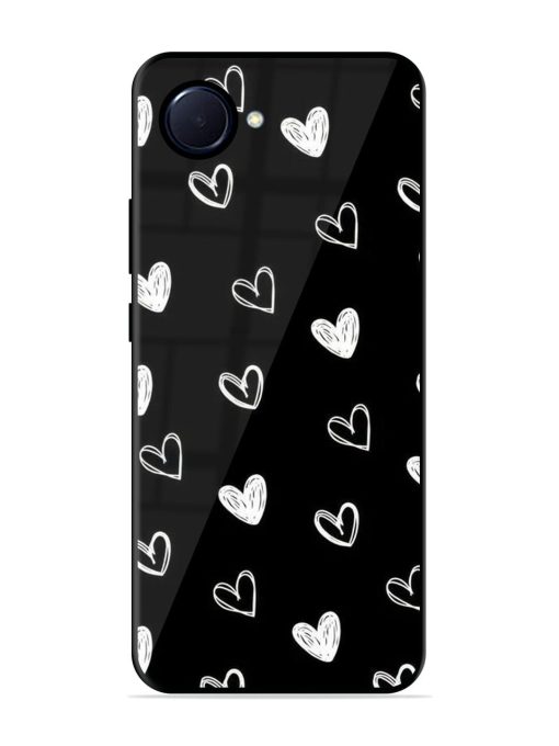 Scattered Hearts Glossy Soft Edge Case for Realme Narzo 50I Prime