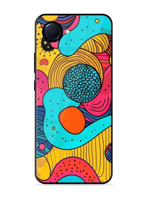 Psychedelic Patterns Glossy Soft Edge Case for Realme Narzo 50I Prime Chachhi