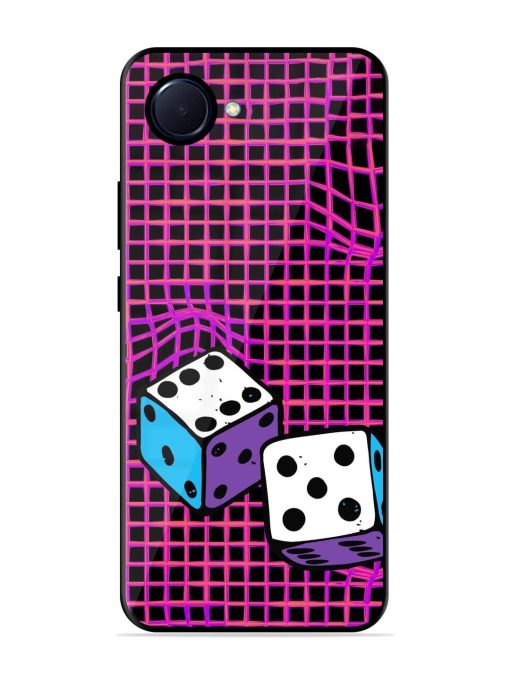 Glitched Dice Glossy Soft Edge Case for Realme Narzo 50I Prime Chachhi