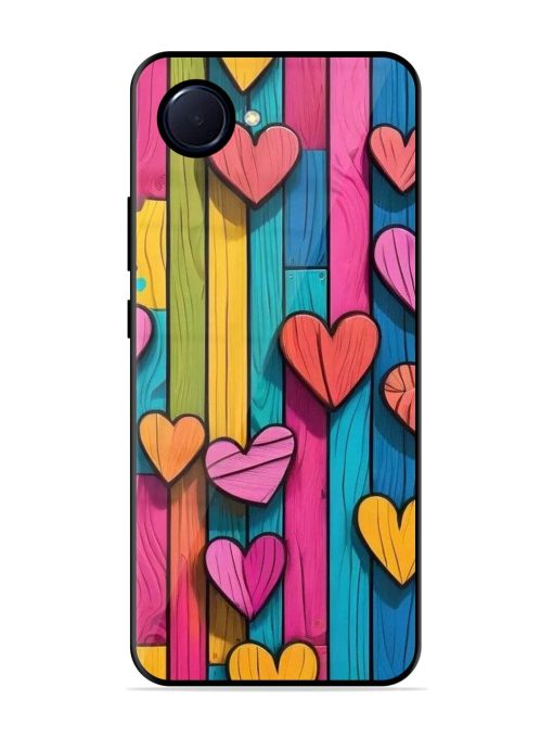 Rainbow Of Hearts Glossy Soft Edge Case for Realme Narzo 50I Prime Chachhi