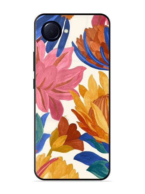 Blooming Tapestry Glossy Soft Edge Case for Realme Narzo 50I Prime Chachhi