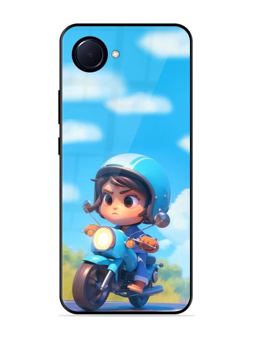 Little Rider Glossy Soft Edge Case for Realme Narzo 50I Prime Chachhi