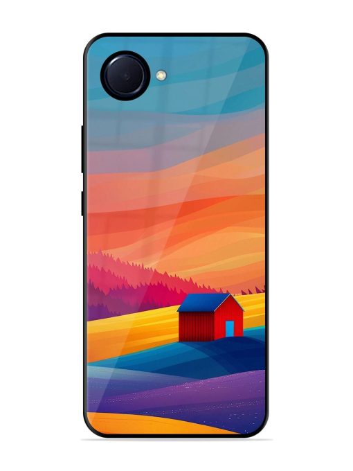 Sunset Solitude Glossy Soft Edge Case for Realme Narzo 50I Prime Chachhi