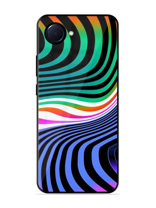 Psychedelic Waves Glossy Soft Edge Case for Realme Narzo 50I Prime Chachhi