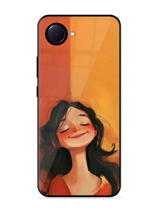 Neon Girl Glossy Soft Edge Case for Realme Narzo 50I Prime Chachhi