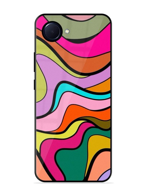 Wavy Wonder Glossy Soft Edge Case for Realme Narzo 50I Prime Chachhi