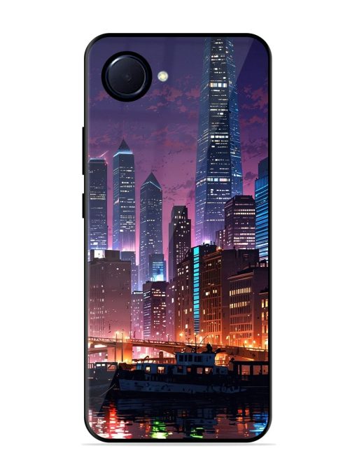 Neon Nightscape Glossy Soft Edge Case for Realme Narzo 50I Prime Chachhi