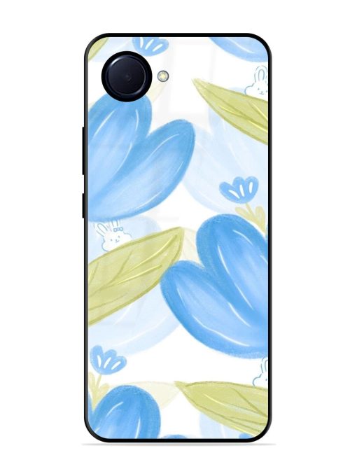 Bunny'S Blue Garden Glossy Soft Edge Case for Realme Narzo 50I Prime Chachhi